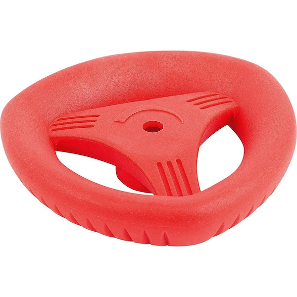 Kipp Delta Wheel D1=80 Square Socket Sw=9, Size:3, Thermoplastic Red Ral3020, Wgr Without Grip, D2=5 K0275.080092 - main